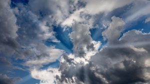 Break in the clouds